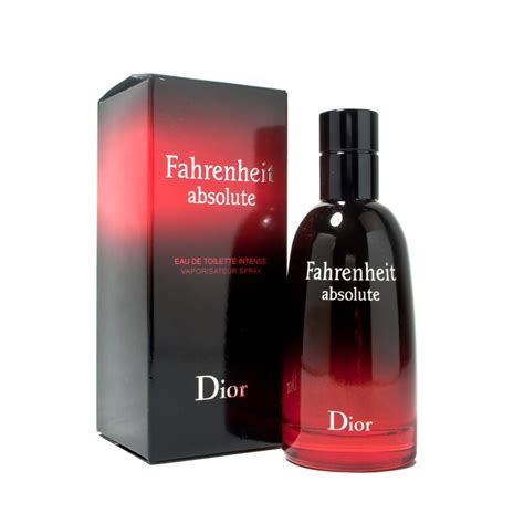 dior fahrenheit absolute eau de toilette intense|dior fahrenheit for men boots.